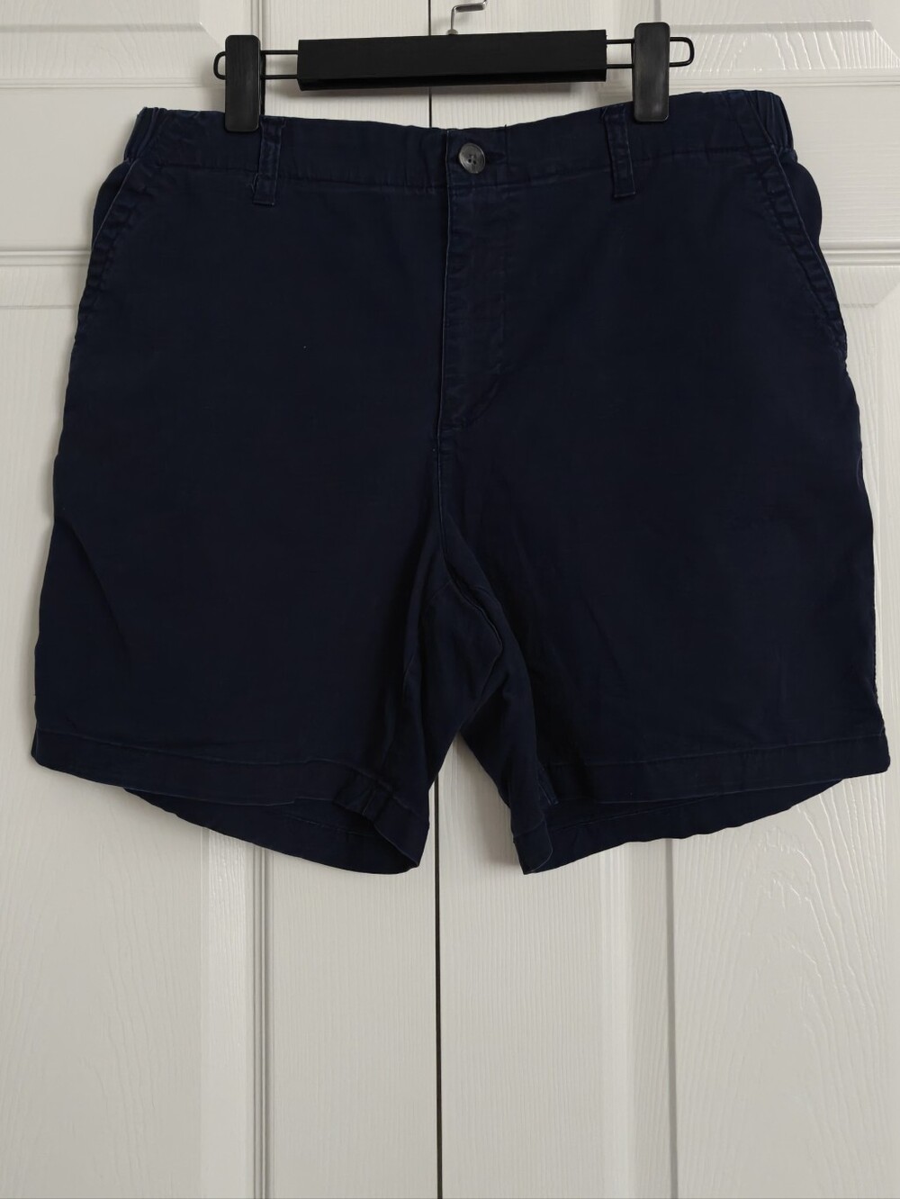 Old Navy Classic Women's Navy Cotton Shorts, Size L